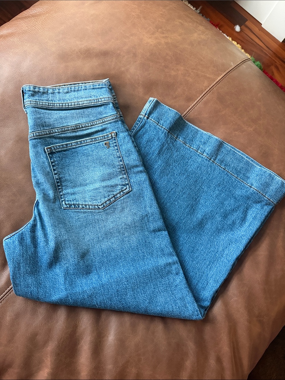 Pilcro Light Blue High-Rise Denim Jeans